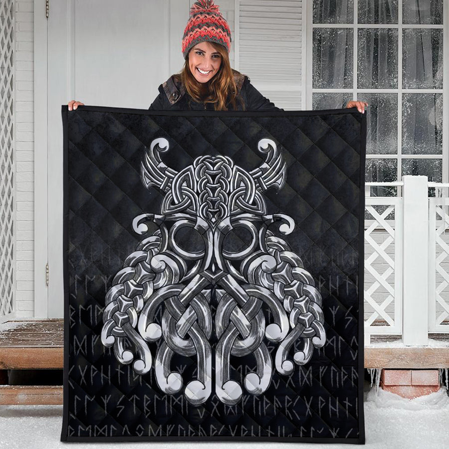 Ligerking Quilt - Vikings Odin Valhalla Quilt A7