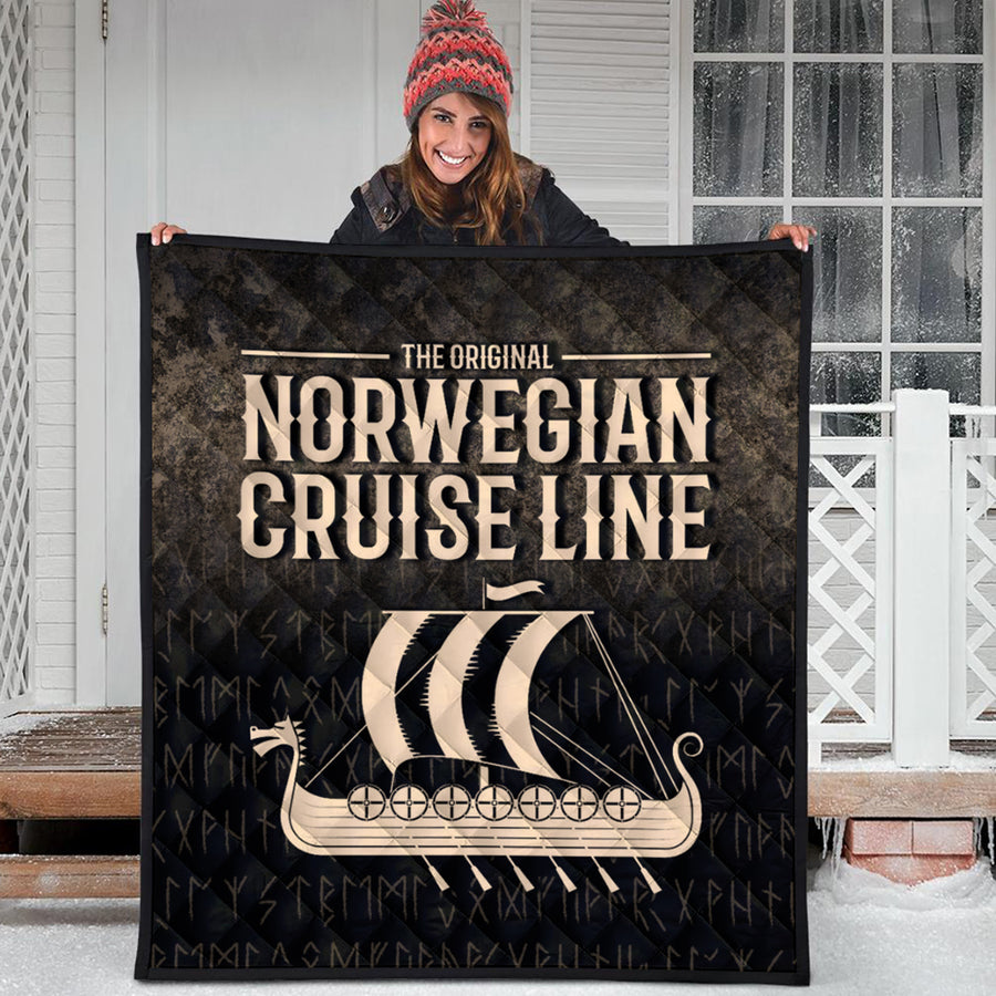 Ligerking Quilt - Norwegian Cruise Line Vikings Quilt A7