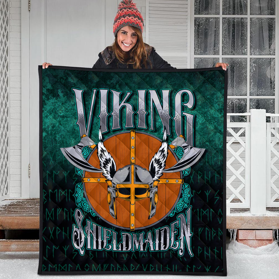 Ligerking Quilt - Viking ShieldMaiden Quilt A7