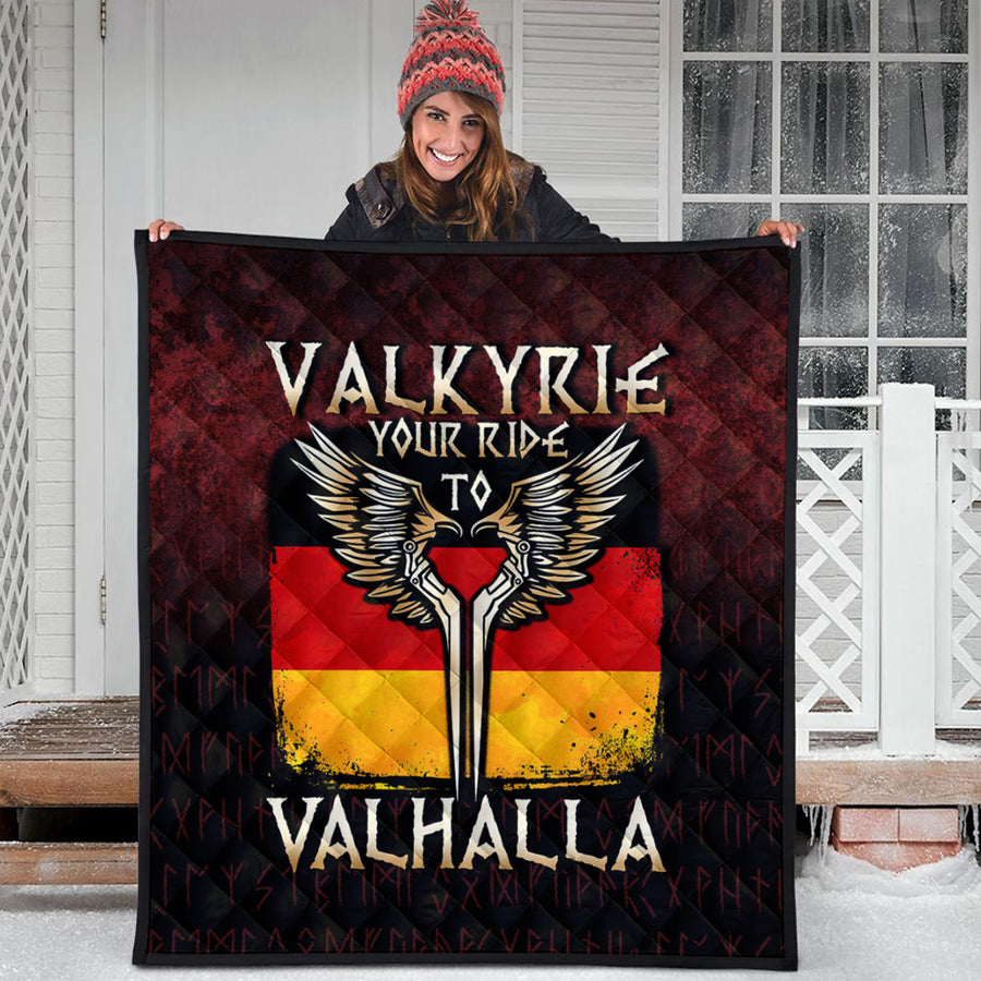 Ligerking Quilt - Valkyrie Your Ride to Valhalla Germany Quilt A7
