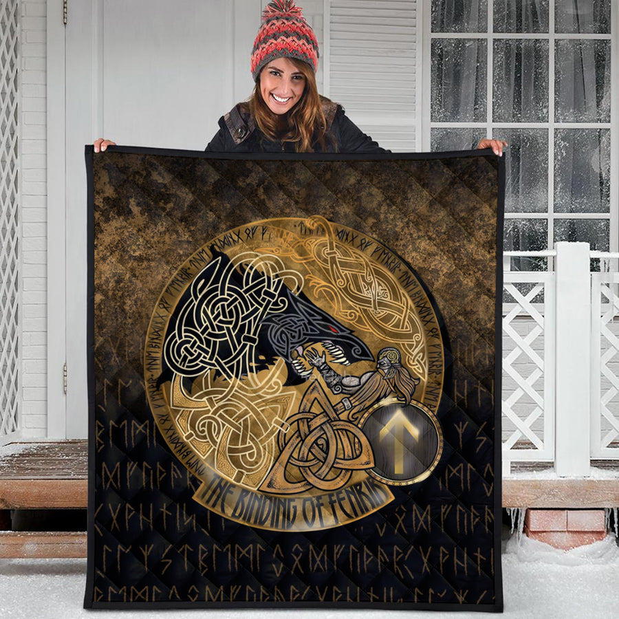 Ligerking Quilt - The Binding of Fenrir Quilt A7