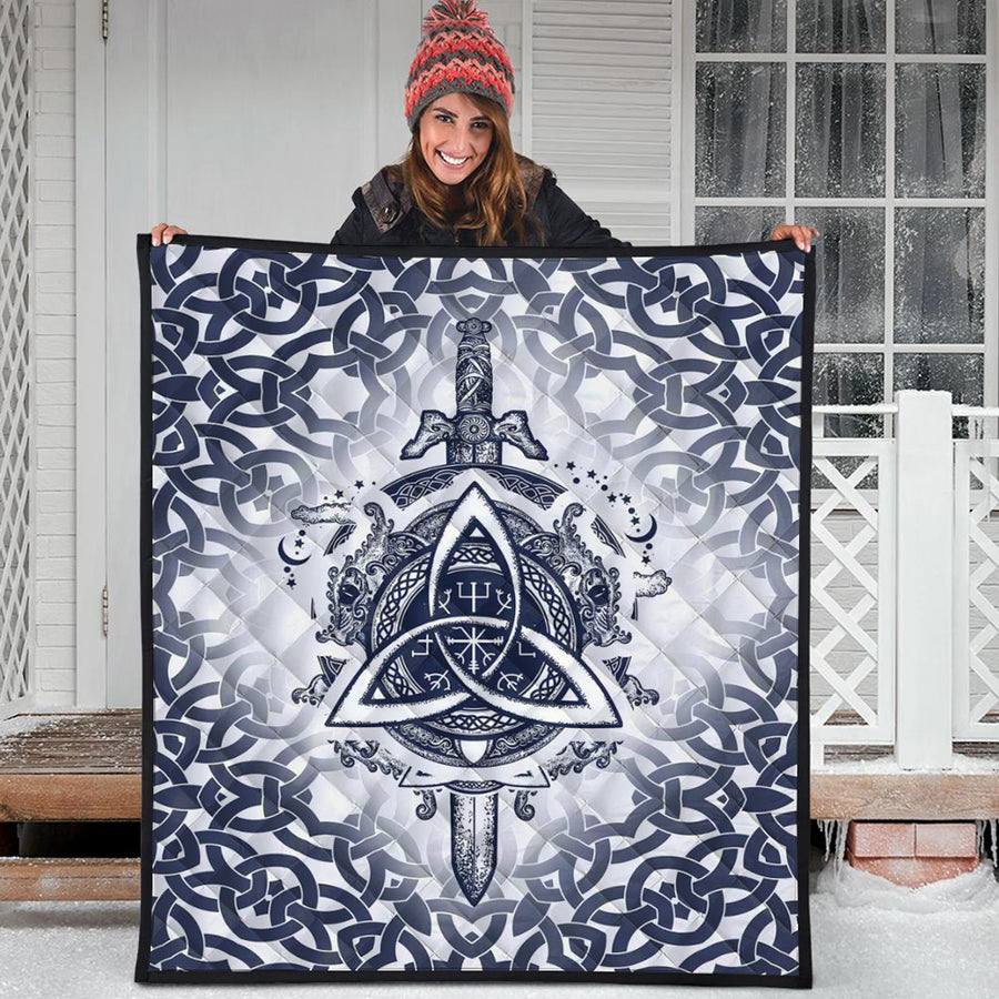 Ligerking Quilt - Sword Celtic Quilt A35