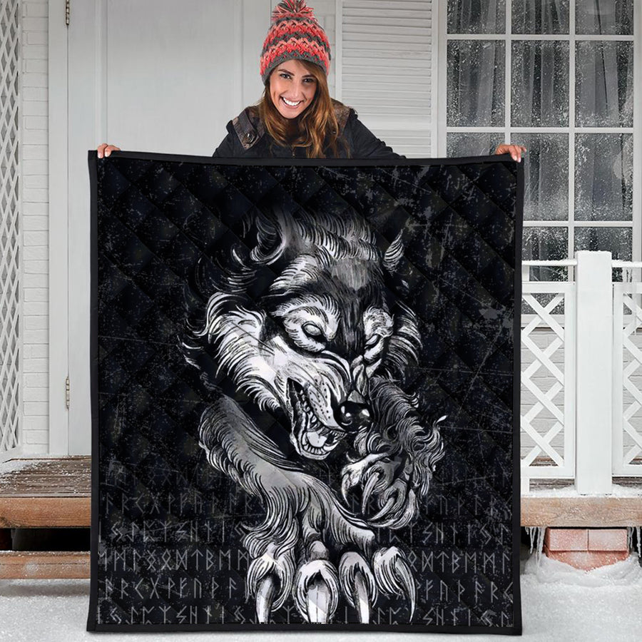 Ligerking Quilt - Fenrir Wolf Lead Quilt A35