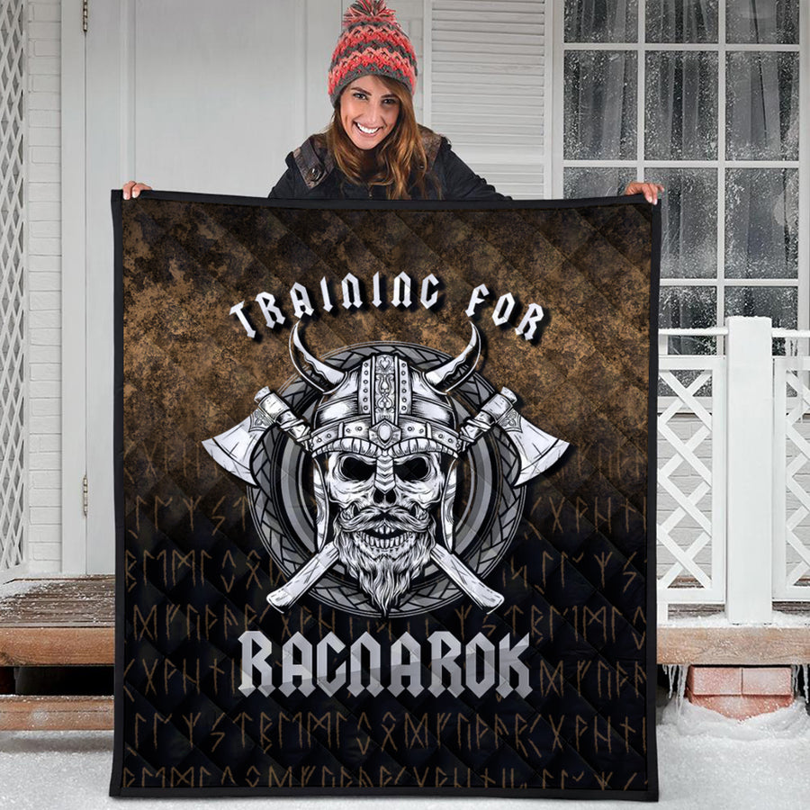 Ligerking Quilt -Training-For-Ragnarok-Vikings-Norse Quilt A7