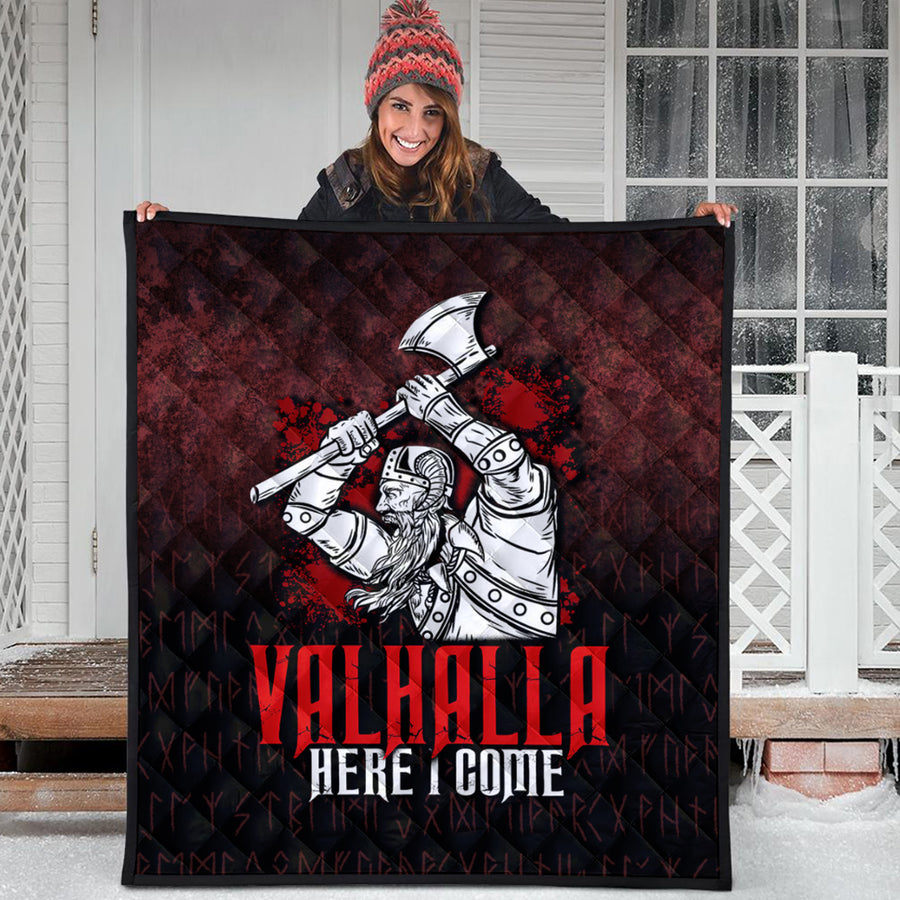 Ligerking Quilt - Valhalla Here I Come Viking Quilt A7