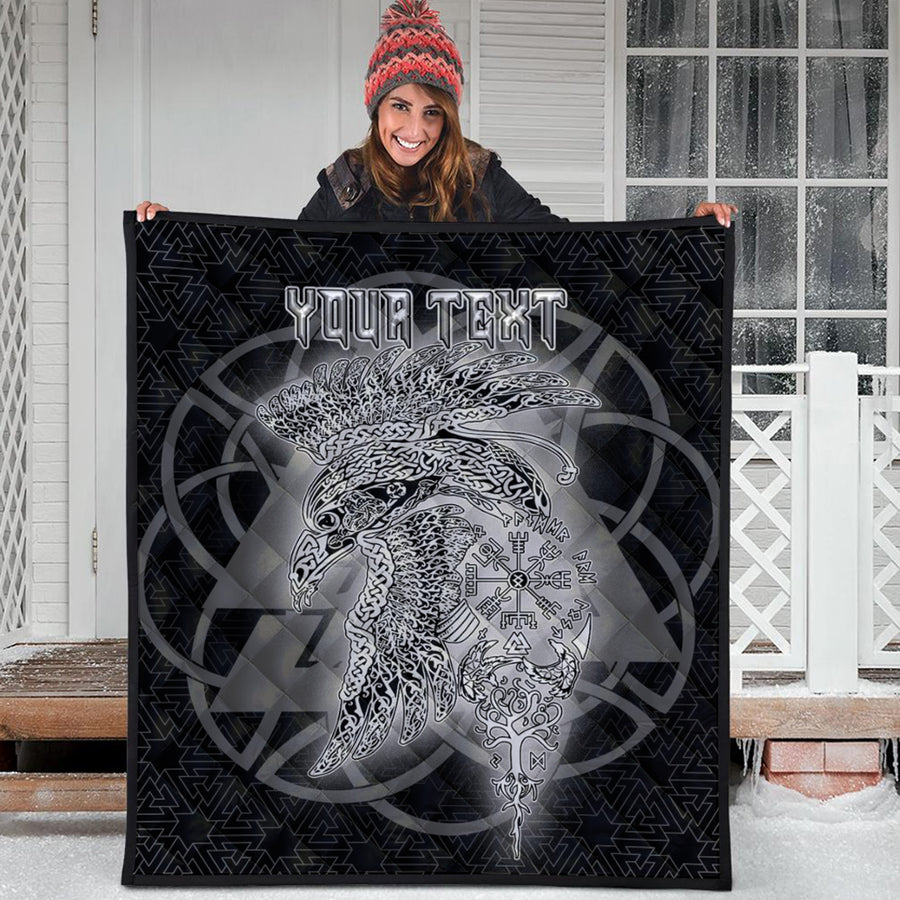 Ligerking Quilt - Valknut Raven Viking Homeset Quilt A95