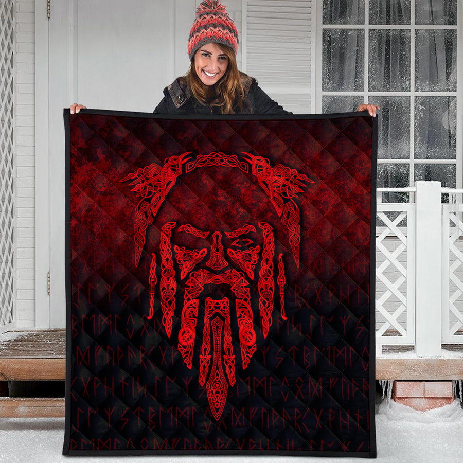 Ligerking Quilt - Eye of Odin - Red Version Quilt A7
