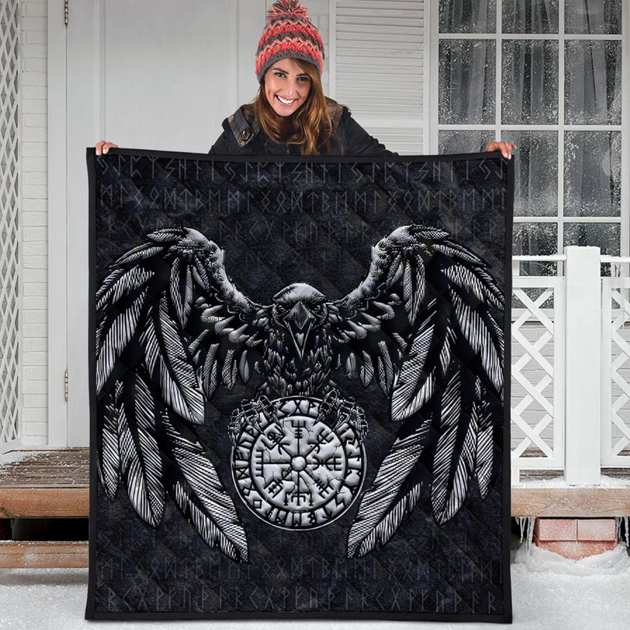 Ligerking Quilt - Circle Raven Quilt A95