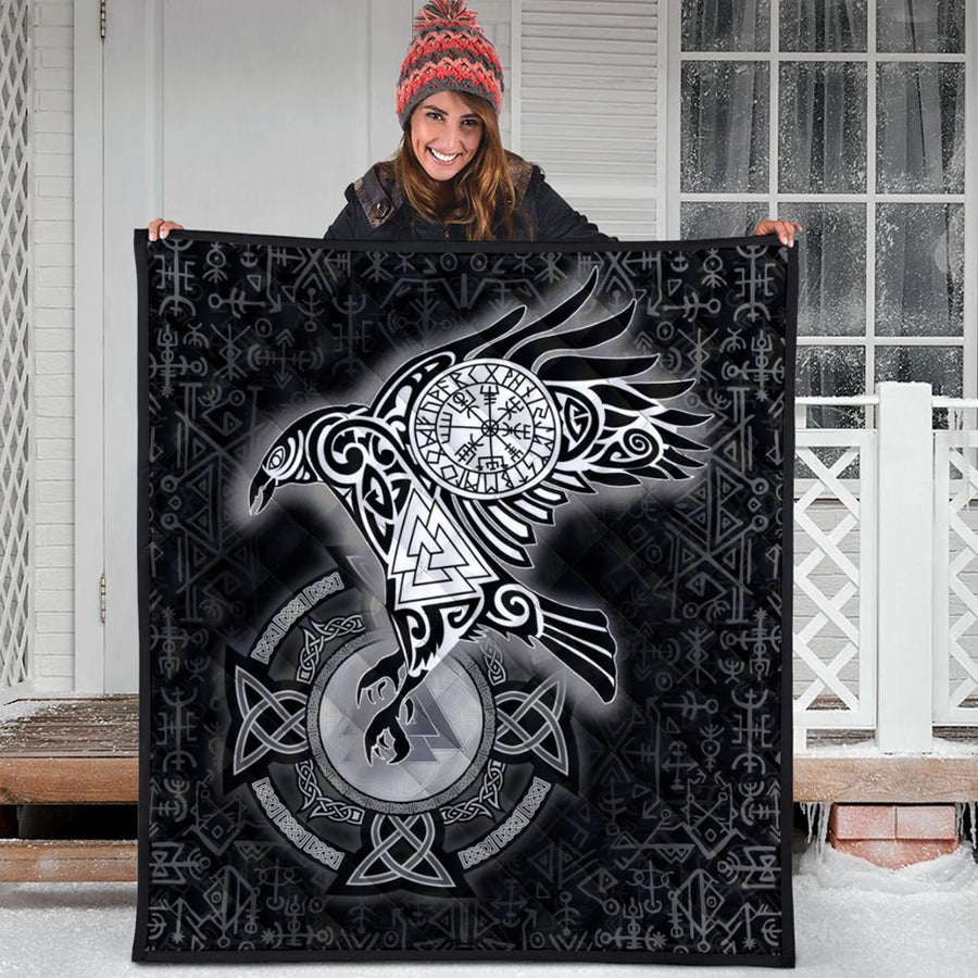 Ligerking Quilt -Celtic Raven Viking Homeset Quilt A95