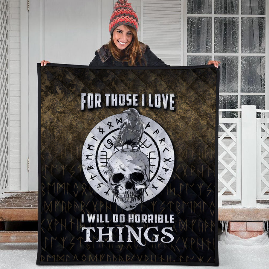 Ligerking Quilt -For Those I Love I Will Do Horrible Things 2 Quilt A7