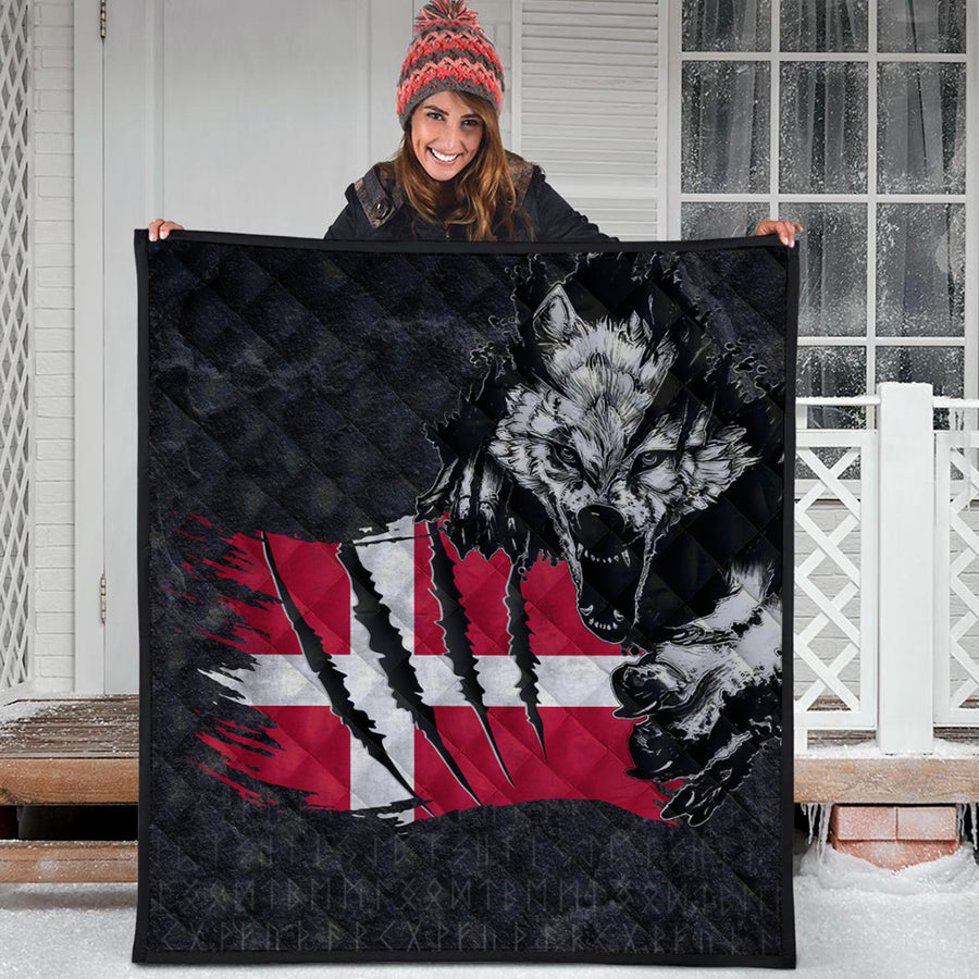 Ligerking Quilt - Denmark Wolf Viking Quilt A95