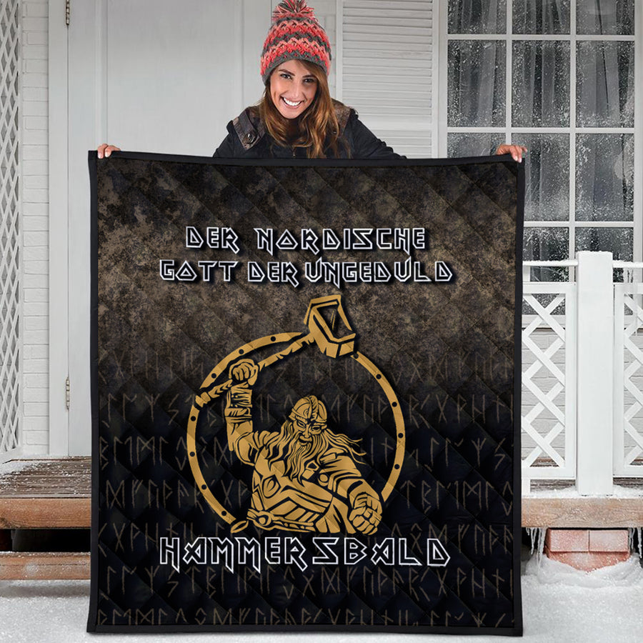 Ligerking Quilt - The Nordic God Of Impatience Hammersbald Quilt A7
