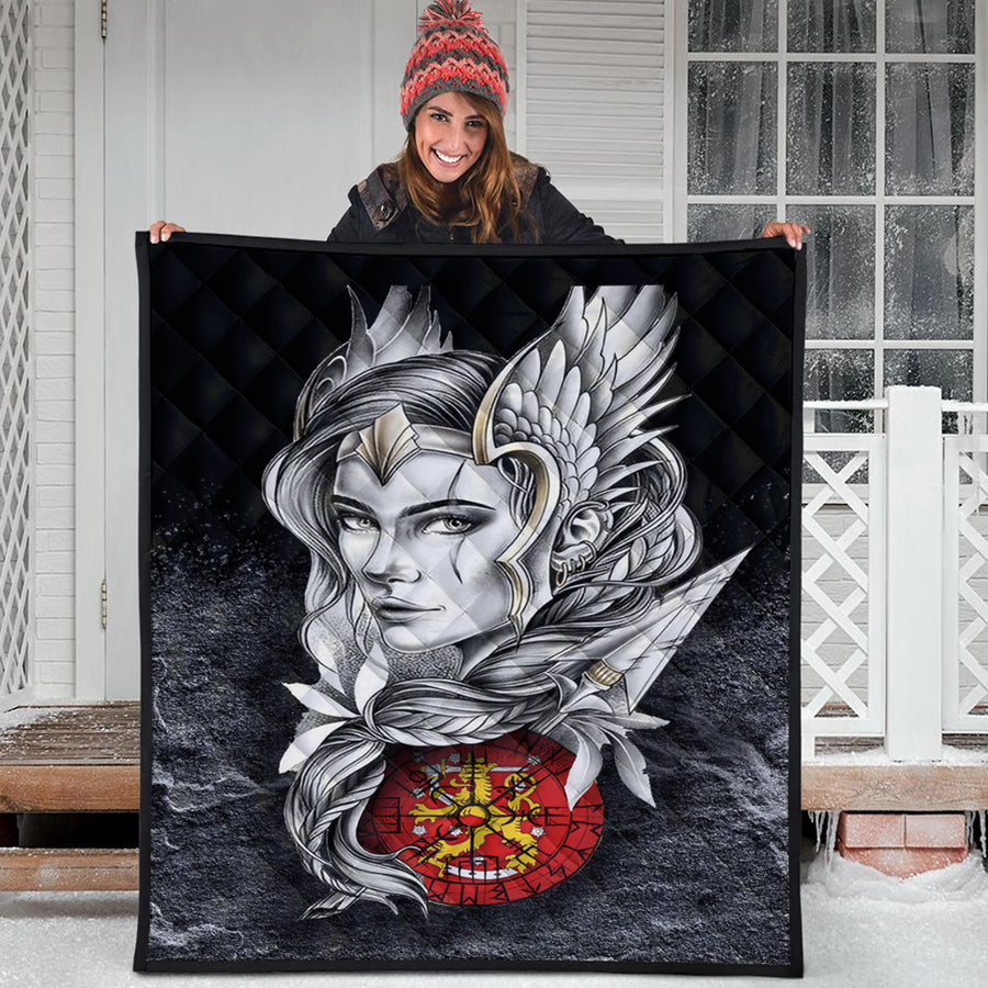 Ligerking Quilt - Valkyries Finland Viking Country Quilt A95