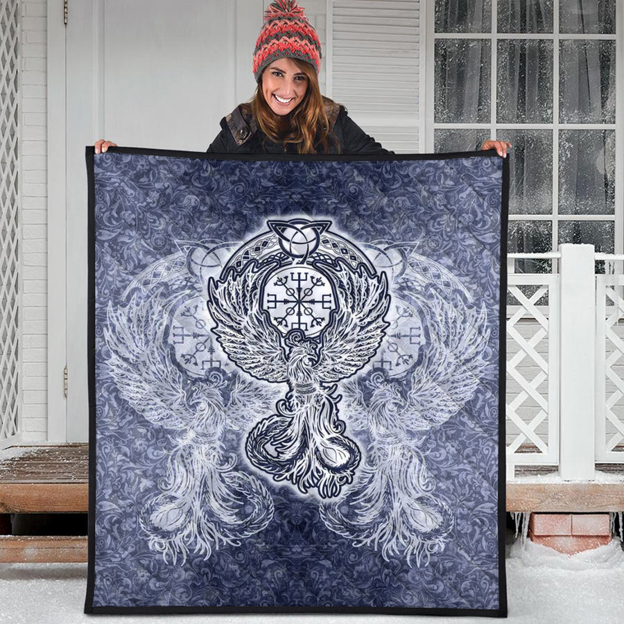 Ligerking Quilt - The Phoenix is Reborn Celtic Tattoo Quilt A35