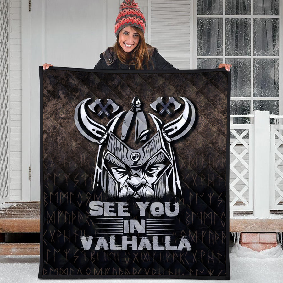 Ligerking Quilt - See You In Valhalla Quilt A7