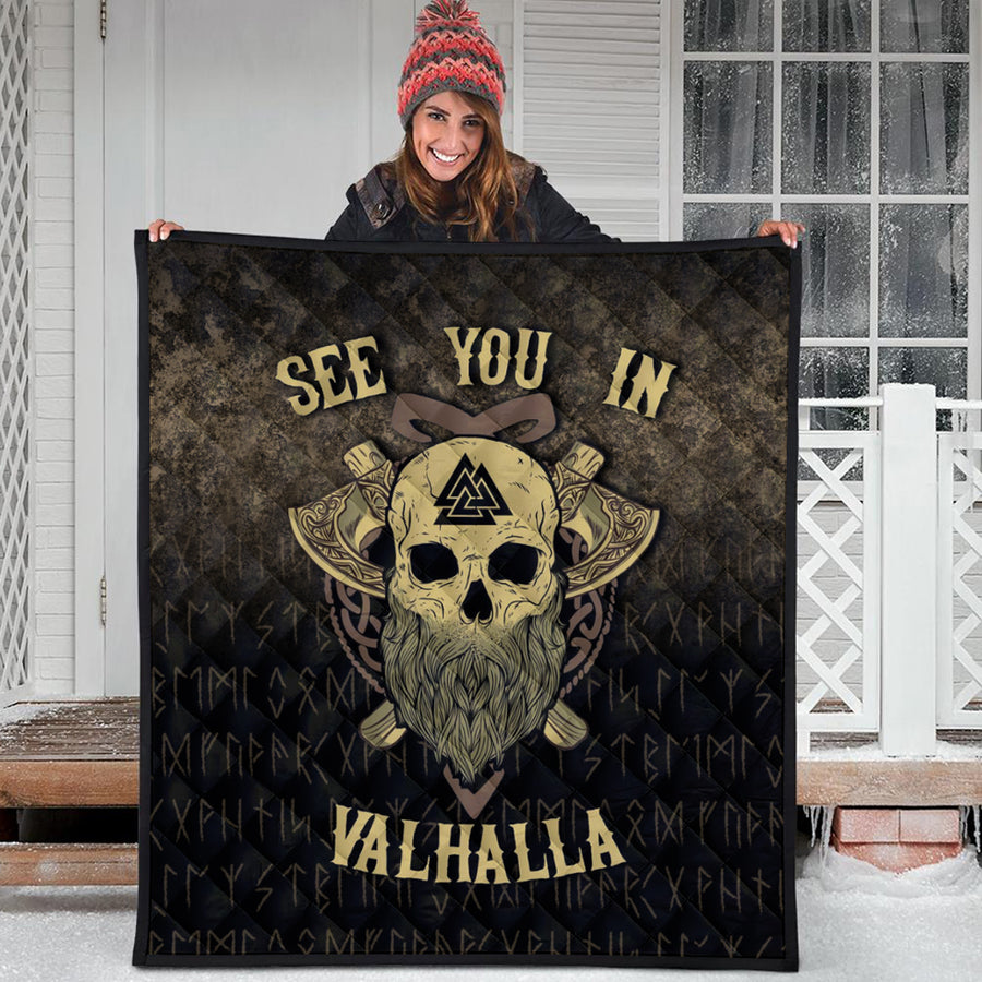 Ligerking Quilt - See You In Valhalla Quilt A7