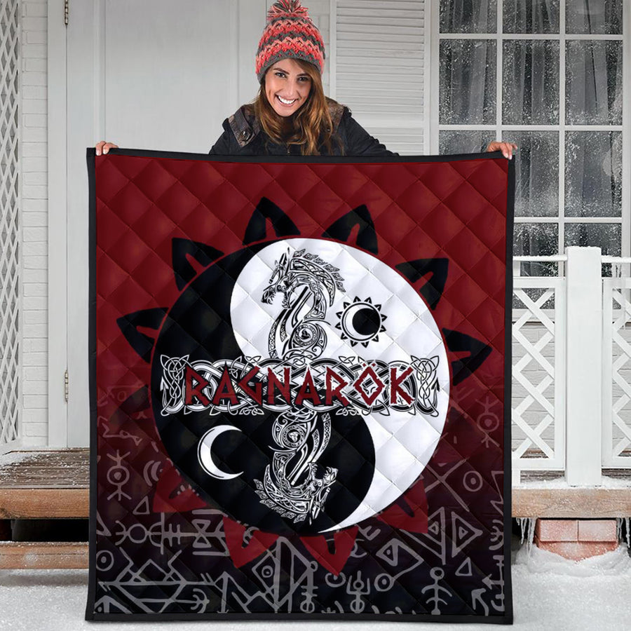 Ligerking Quilt - Ragnarok Skoll and Hati Style Bagua Quilt A35