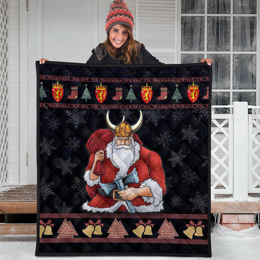 Ligerking Quilt -Norway Santa Viking Quilt A94