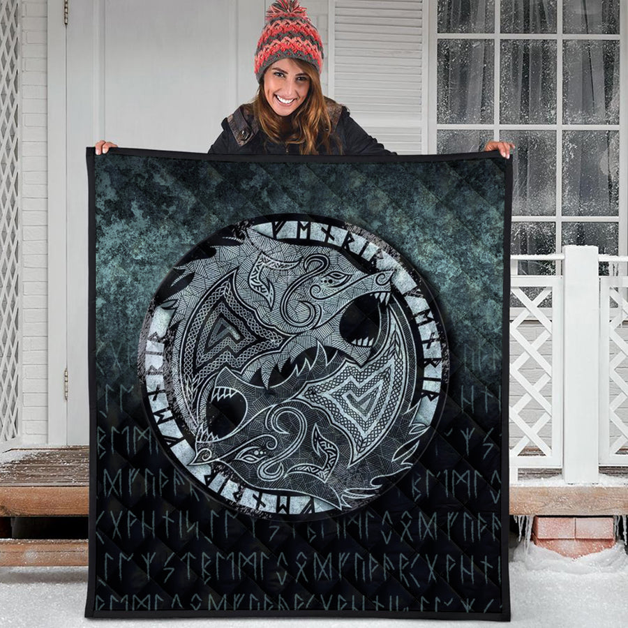 Ligerking Quilt -Fenrir the Wolf Quilt A7