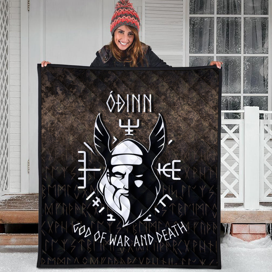 Ligerking Quilt - Odin God Of War And Death Quilt A7