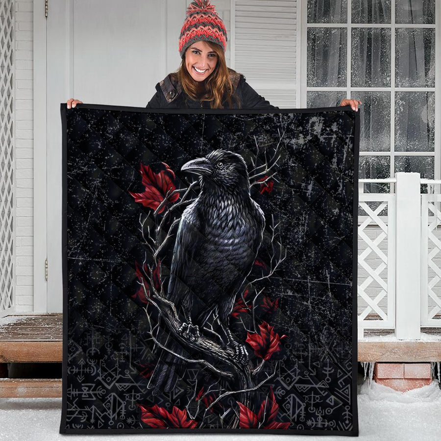 Ligerking Quilt - Viking on a Tree Branch Quilt A35