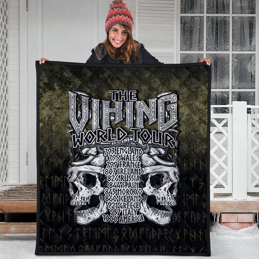 Ligerking Quilt - The Viking World Tour Quilt A7