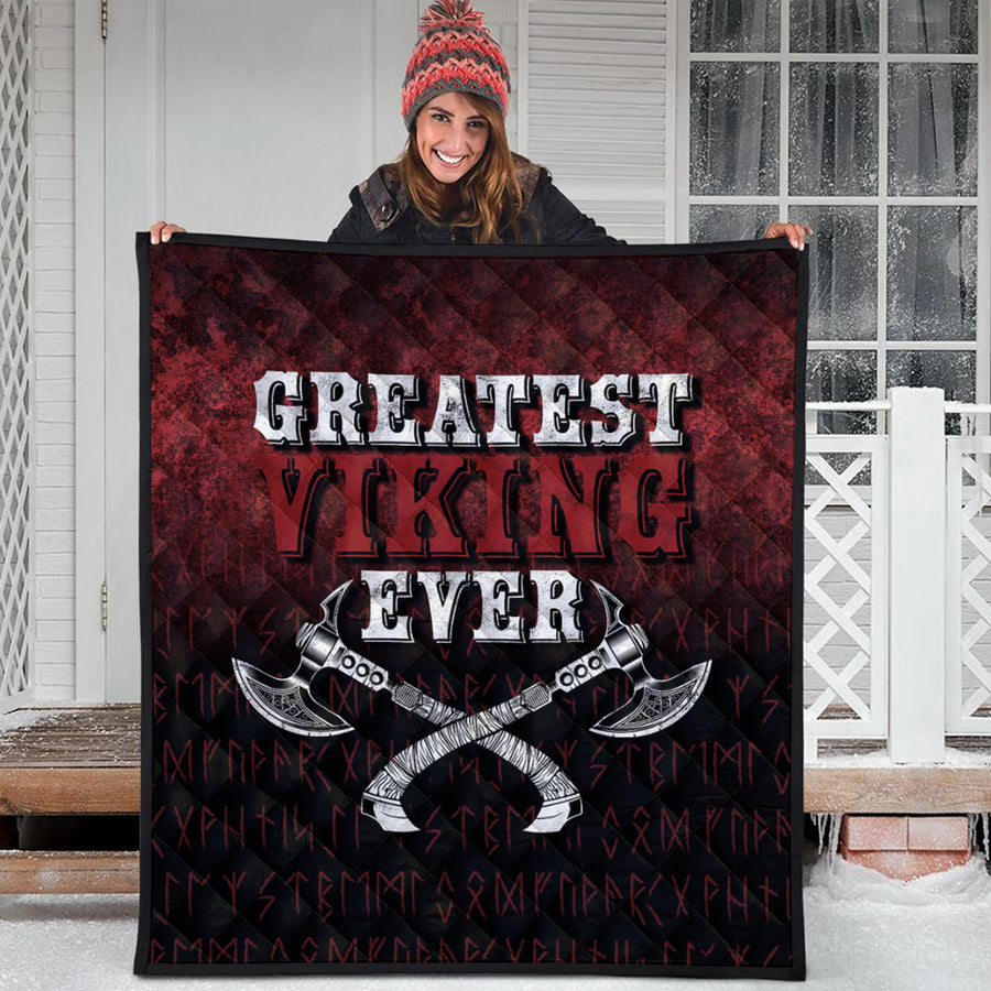 Ligerking Quilt - Greatest Viking Ever Quilt A7