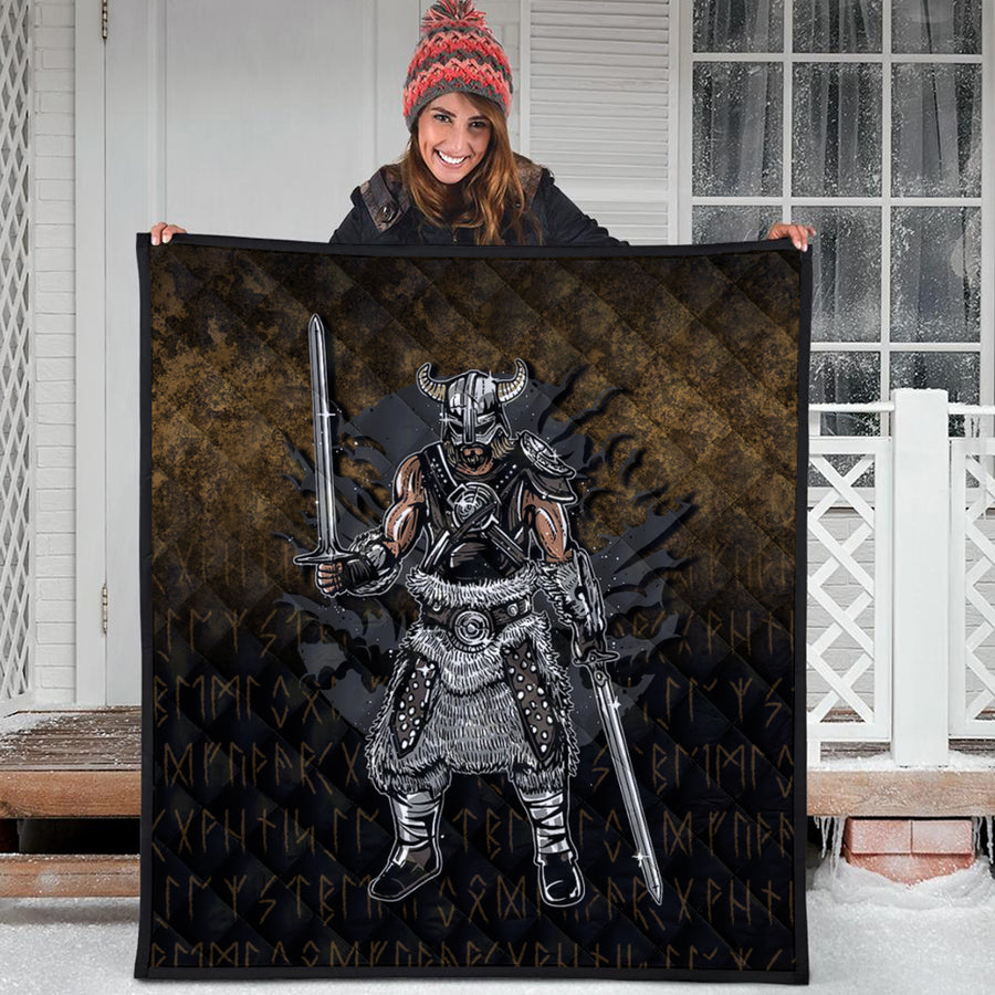 Ligerking Quilt -Dark Viking Quilt A7