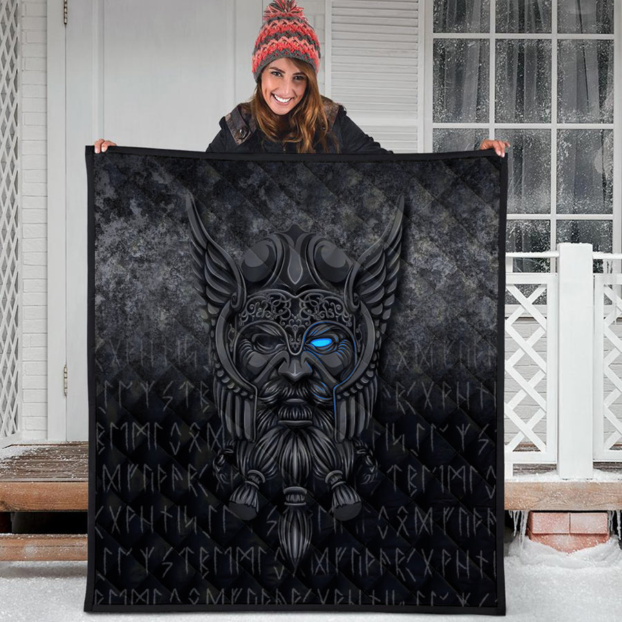 Ligerking Quilt - Viking Odin Allfather In Asgard - Special Version Quilt A7