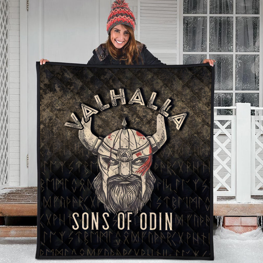 Ligerking Quilt - Valhalla- Sons- Of- Odin Quilt A7