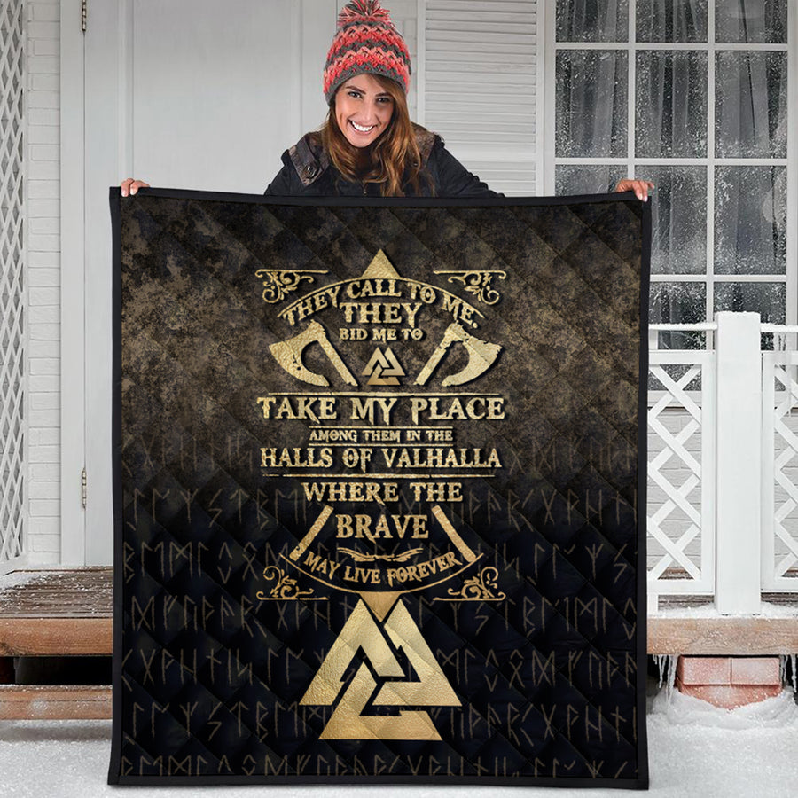 Ligerking Quilt - Vikings Hall of Valhalla Quilt A7