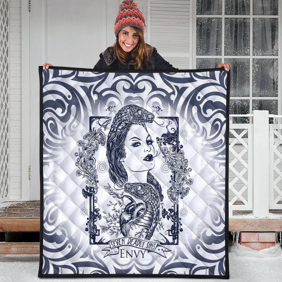 Ligerking Quilt - Envy! Seven Deadly Sins Celtic Tattoo Quilt A35