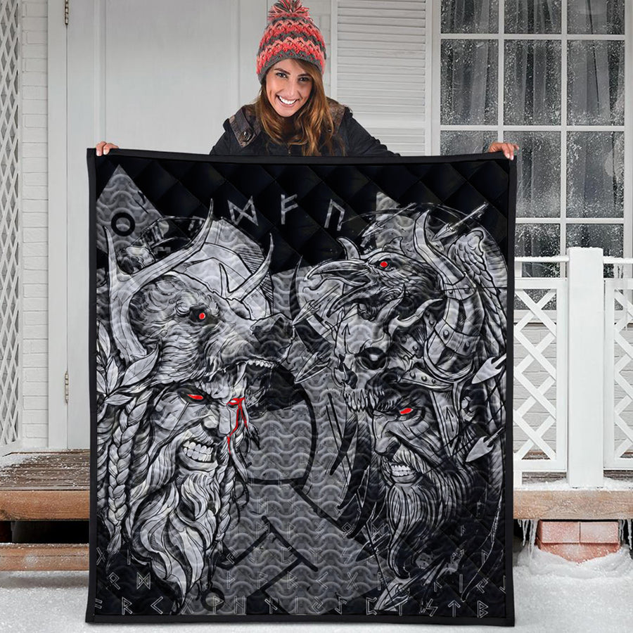 Ligerking Quilt - Norse Warrior Berserker Quilt A94