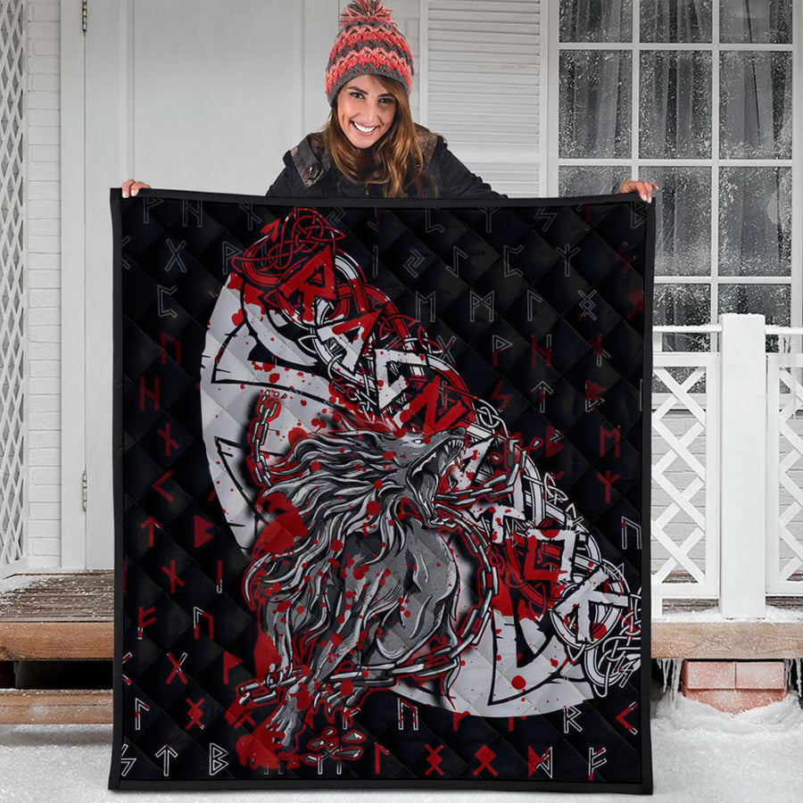Ligerking Quilt - Fenrir Ragnarok Blood Quilt A94