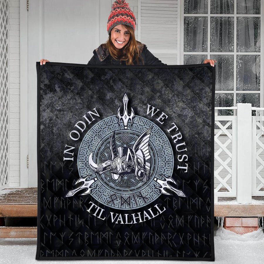 Ligerking Quilt -In Odin We Trust Quilt A7