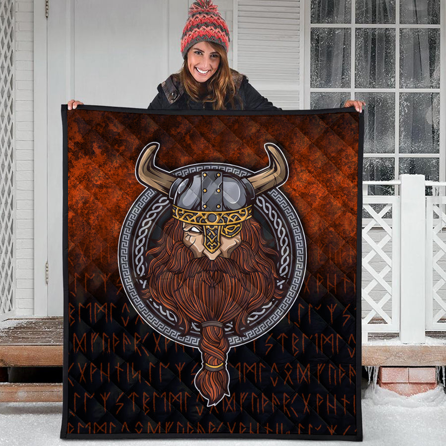 Ligerking Quilt - Viking Warrior Odin Valhalla Quilt A7