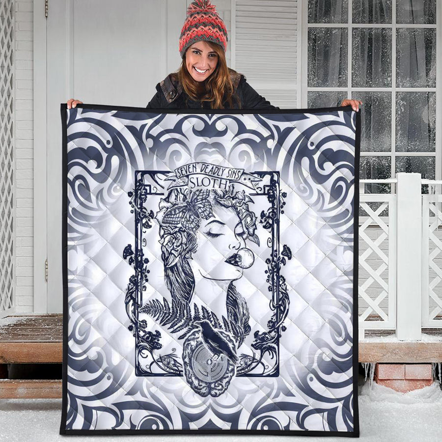 Ligerking Quilt - Sloth! Seven Deadly Sins Celtic Tattoo Quilt A35