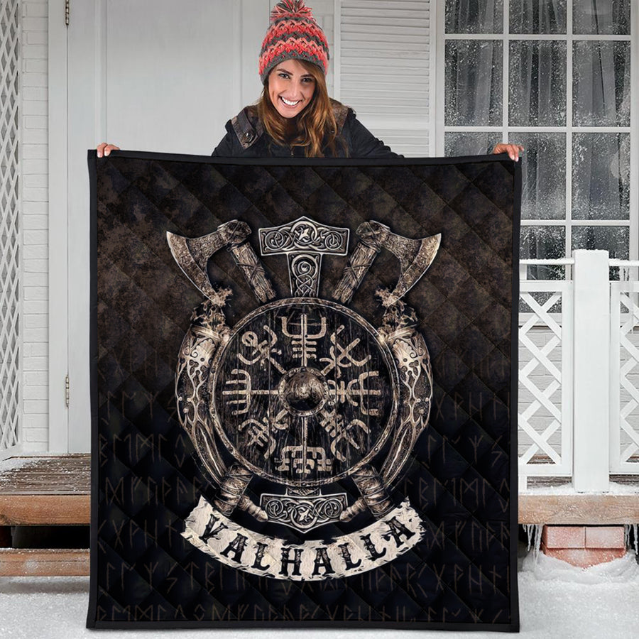 Ligerking Quilt - Special Vegvisir Valhalla Quilt A7