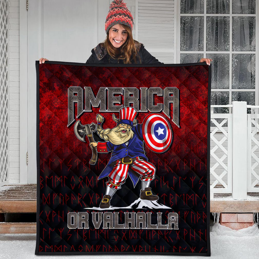 Ligerking Quilt - America Or Valhalla Quilt A7