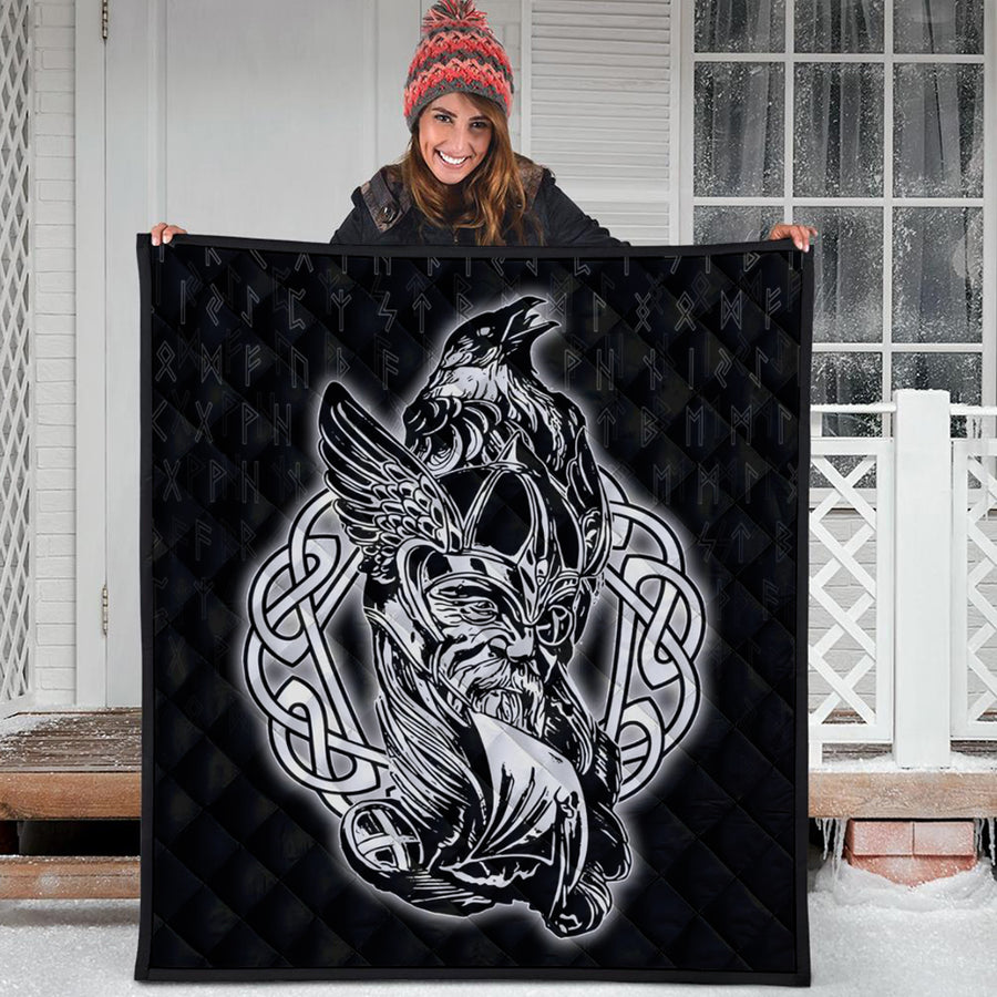 Ligerking Quilt -Odin Raven Viking Set Quilt A95