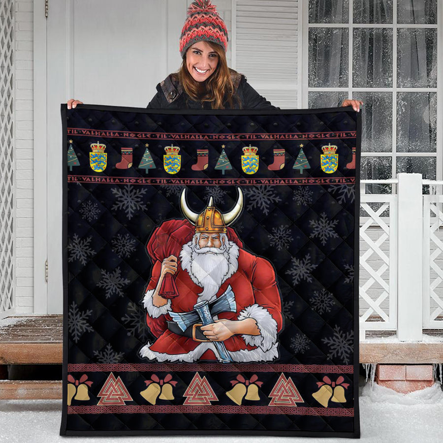 Ligerking Quilt - Denmark Santa Viking Quilt A94