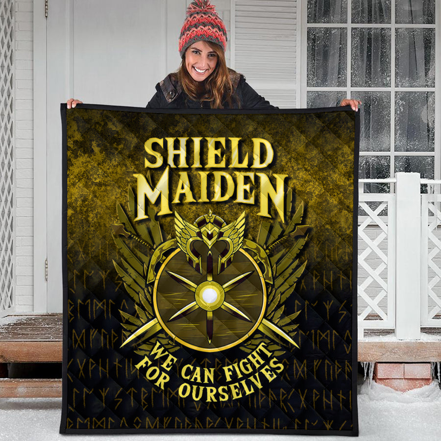 Ligerking Quilt - Shield Maiden We Can Fight For Ourselves Quilt A7