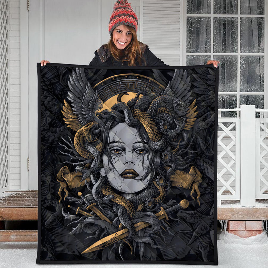 Ligerking Quilt - Head Of Medusa Quilt A7