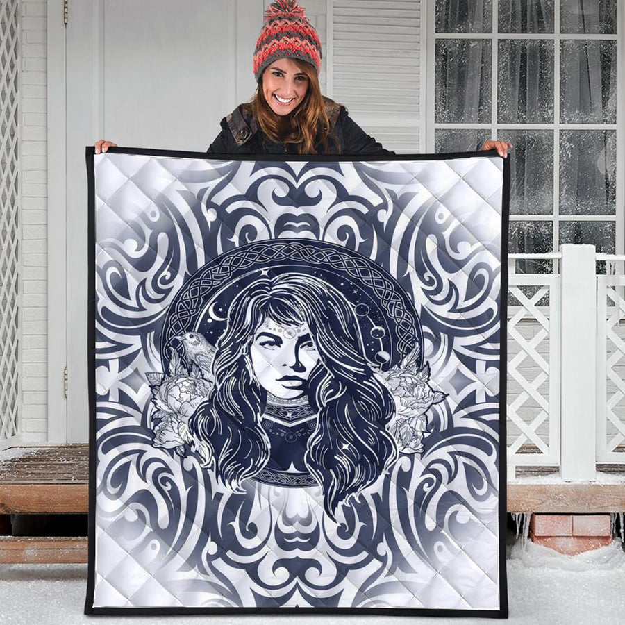 Ligerking Quilt - Celtic Wicca Sorceress Quilt A35