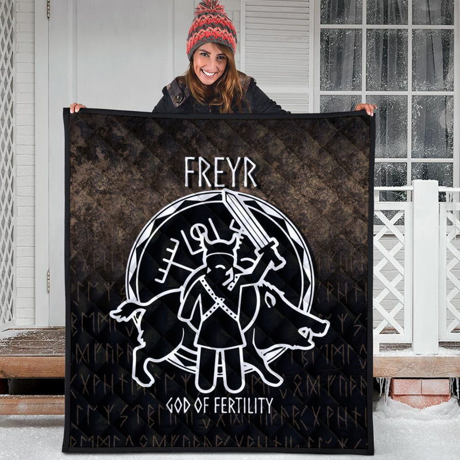 Ligerking Quilt - Freyr God Of Fertility Quilt A7