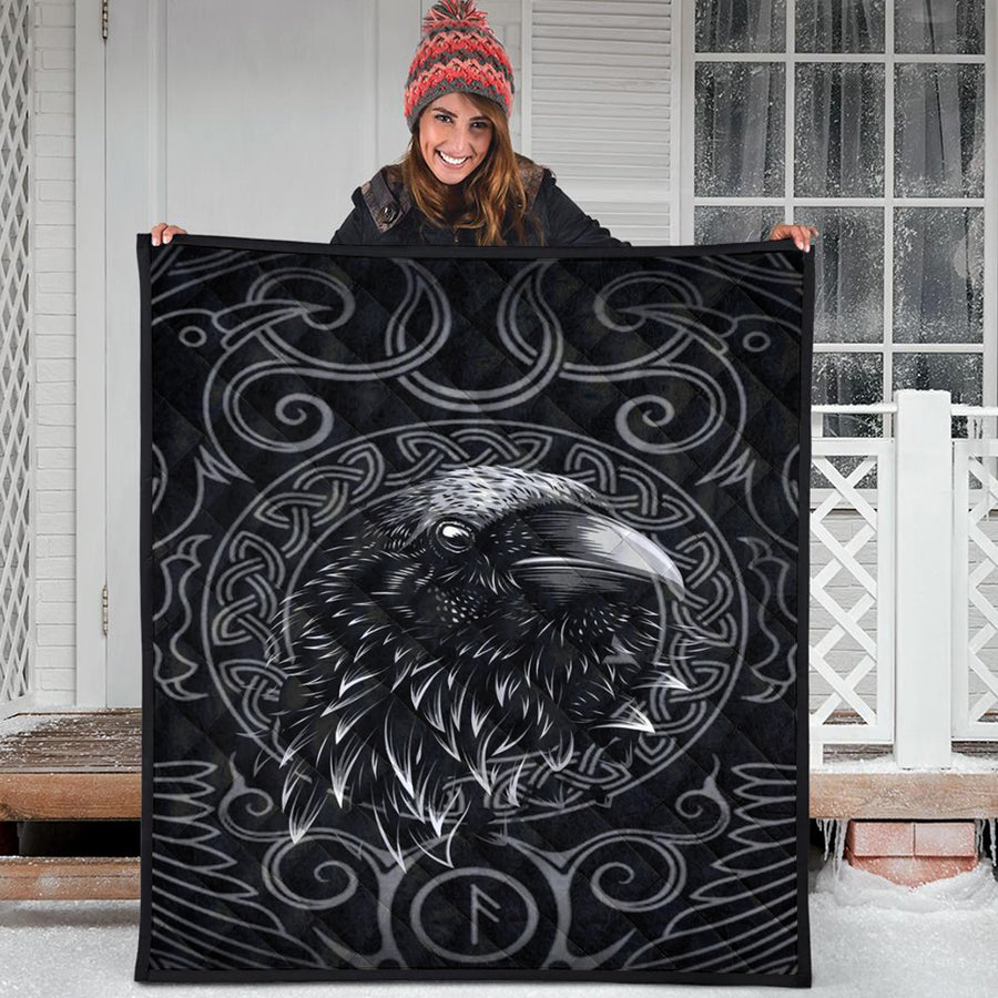Ligerking Quilt - Raven Celtic Style Quilt A35