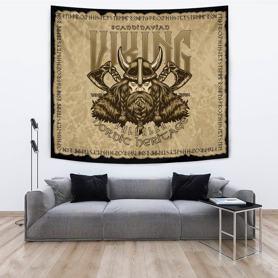Ligerking Tapestry - Scandinavian Valhalla Nordic Heritage A31 - Image 2