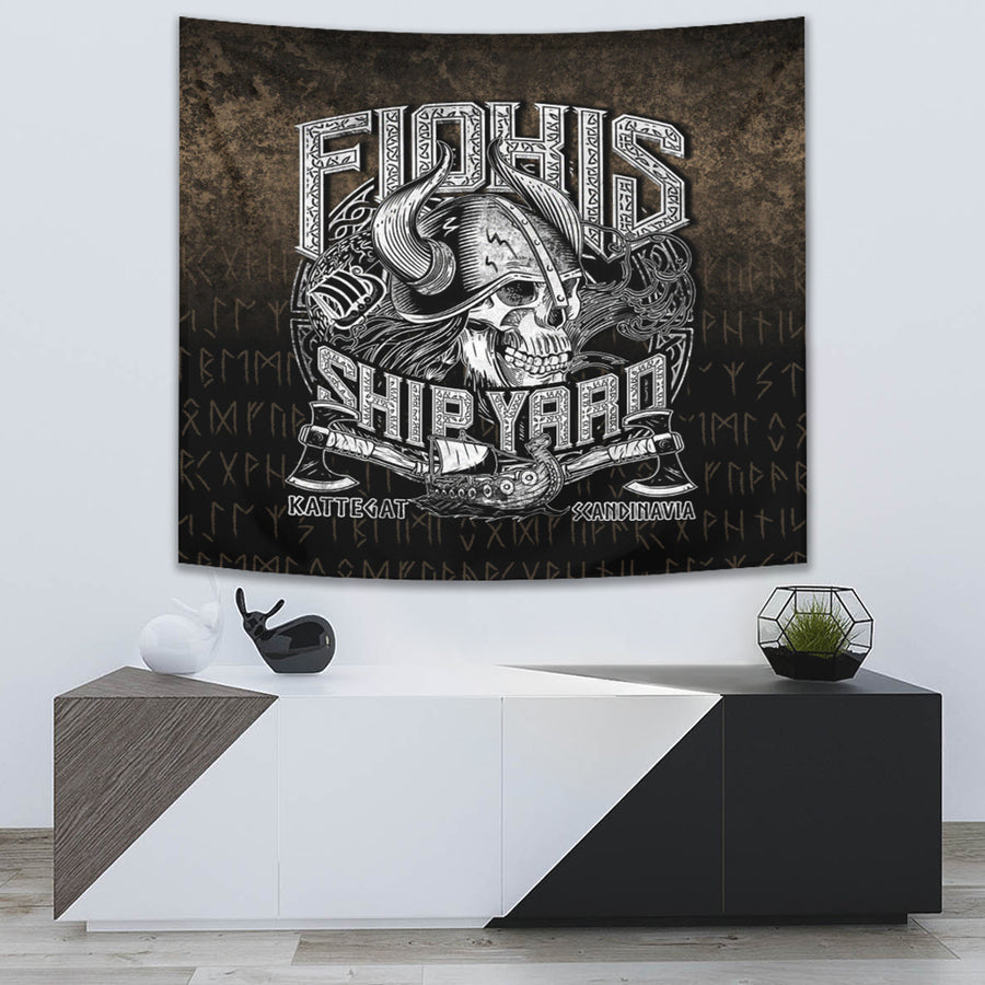 Ligerking Tapestry - Flokis Ship Yard Tapestry A7
