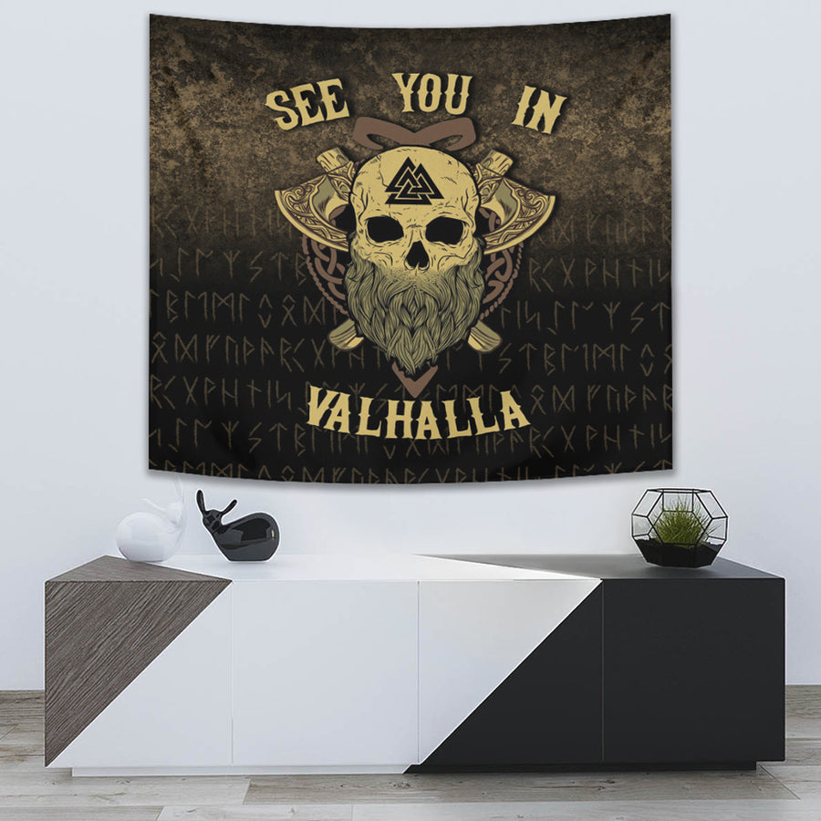 Ligerking Tapestry - See You In Valhalla Tapestry A7