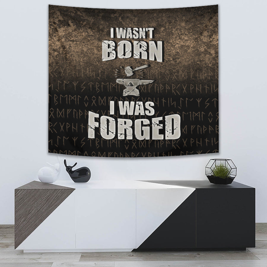 Ligerking Tapestry - I Wasn't Born I Was Forged Tapestry A7